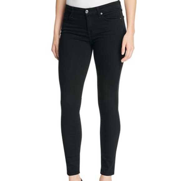 7 For All Mankind Denim - 7 For All Mankind Black Skinny Jeans